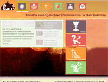 Tablet Screenshot of belchatow.reformowani.pl